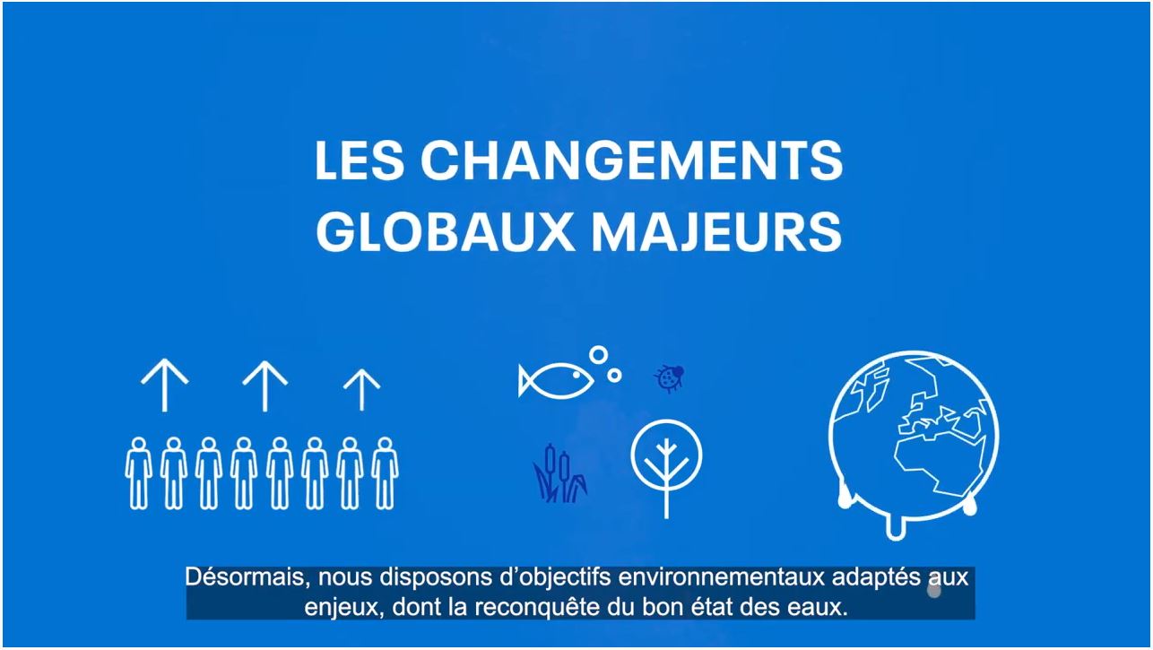 Afficher la vidéo Consultation politique eau SDAGE-PDM 2022-2027 : enjeux majeurs