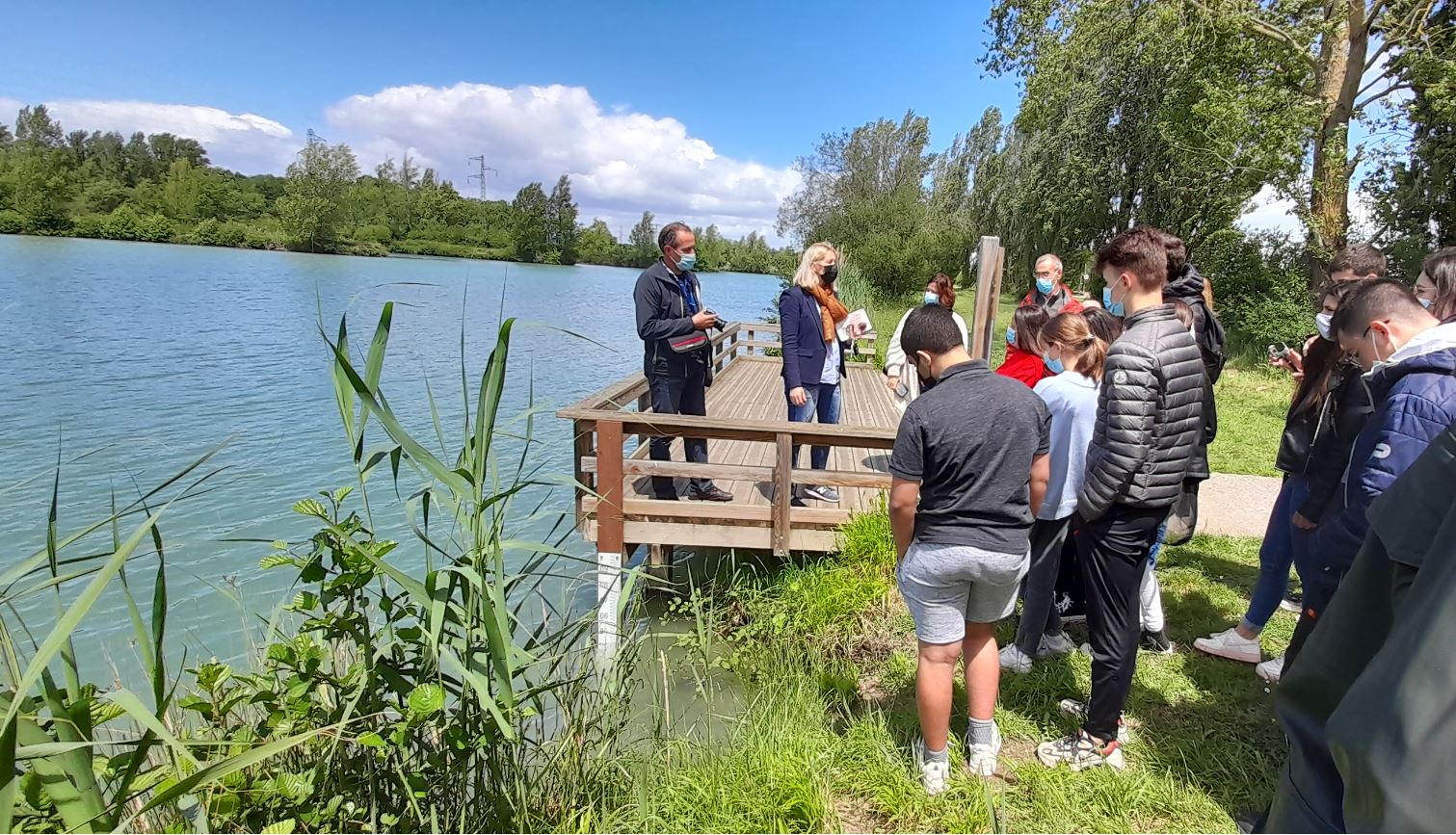 Installation règle Lac du Four de Louge  de Muret