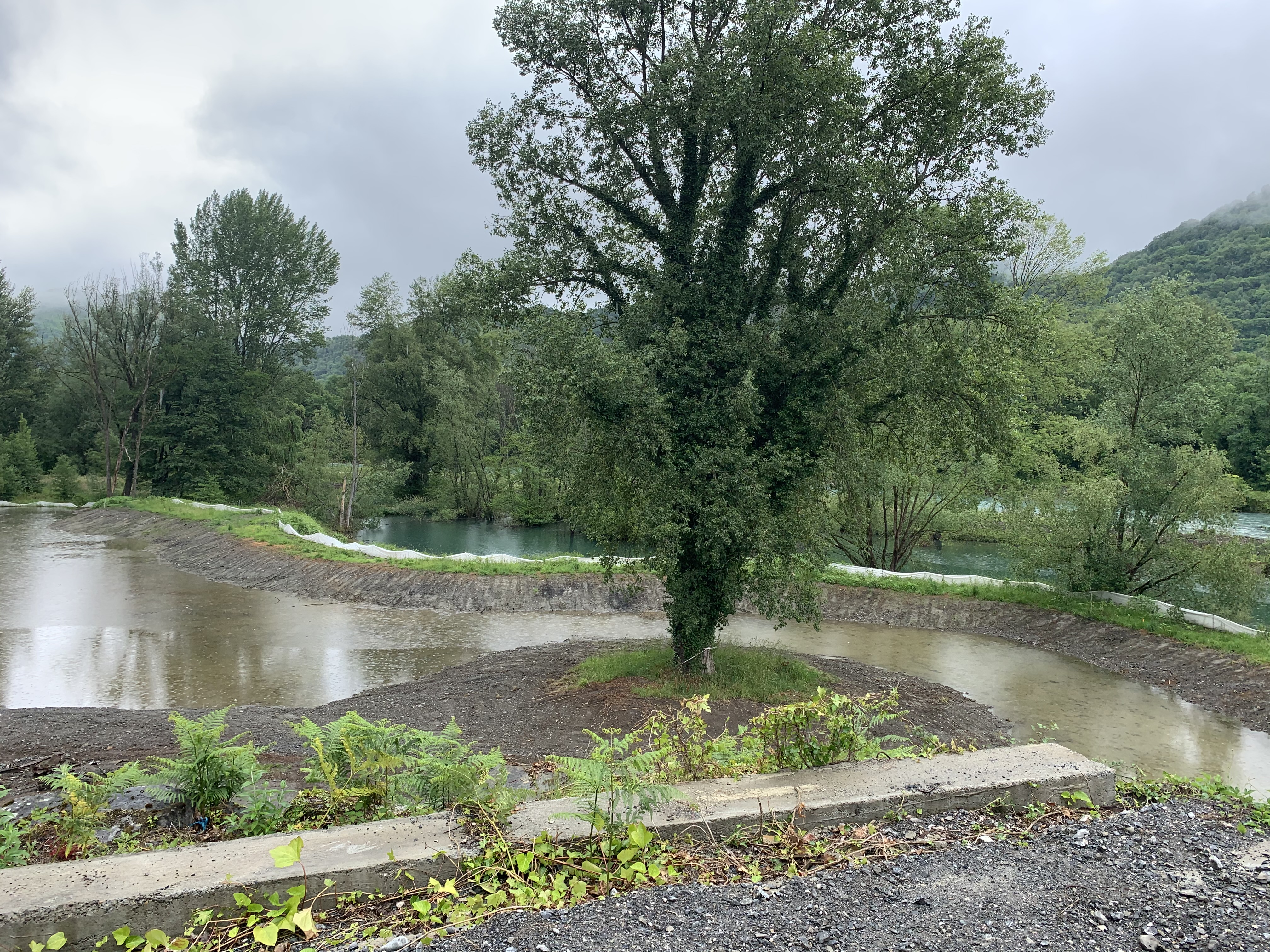 Photo du Chantier lac vert Agos-Vidalos 