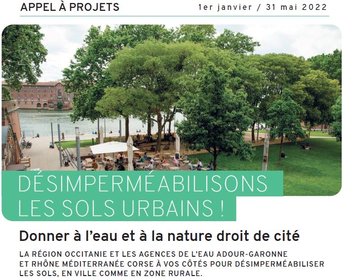 AAP désimpermeablisation des sols