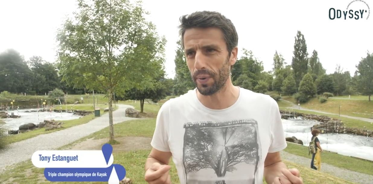 Afficher la vidéo Les interviews d'ODYSSY 2021 : Tony Estanguet, triple champion olympique de Kayak