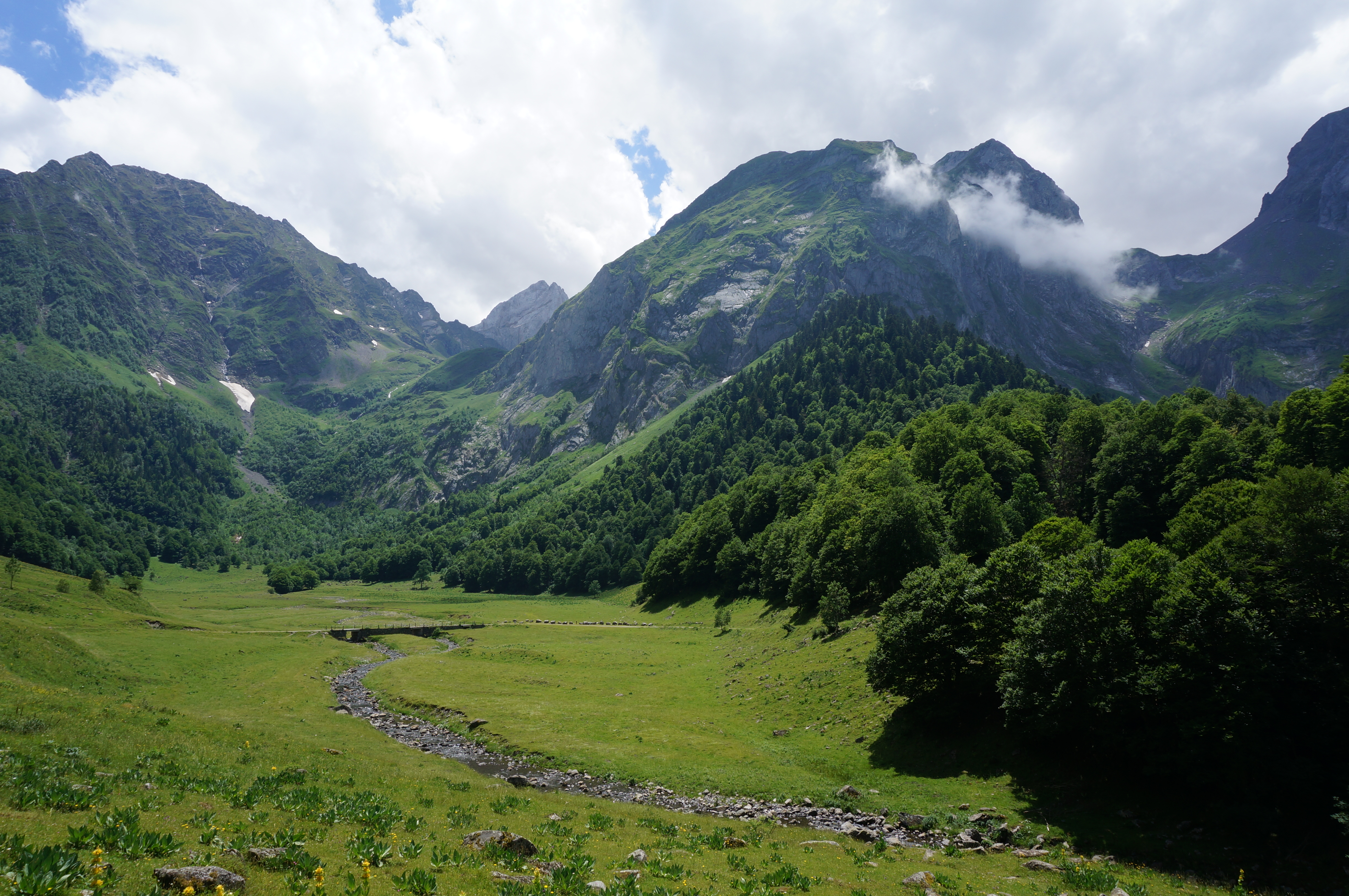 Photo d'une vallée Artiga de Lin - val d'Aran - Espagne 