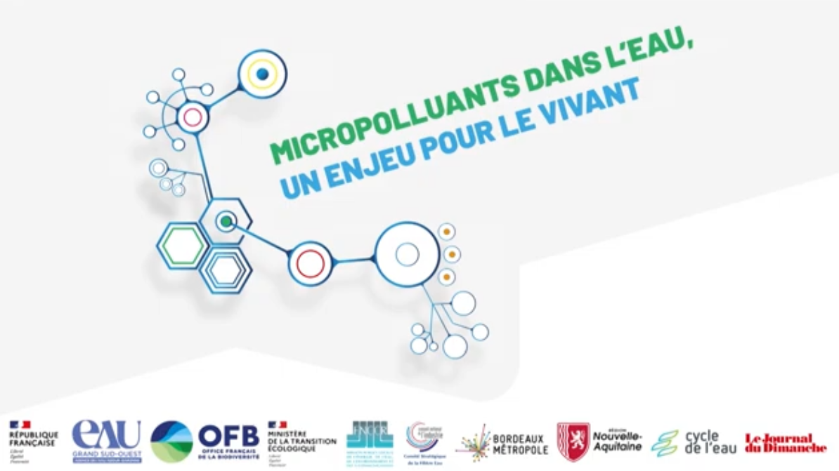 Afficher la vidéo Colloque Micropolluants dans l'eau, un enjeu pour le vivant