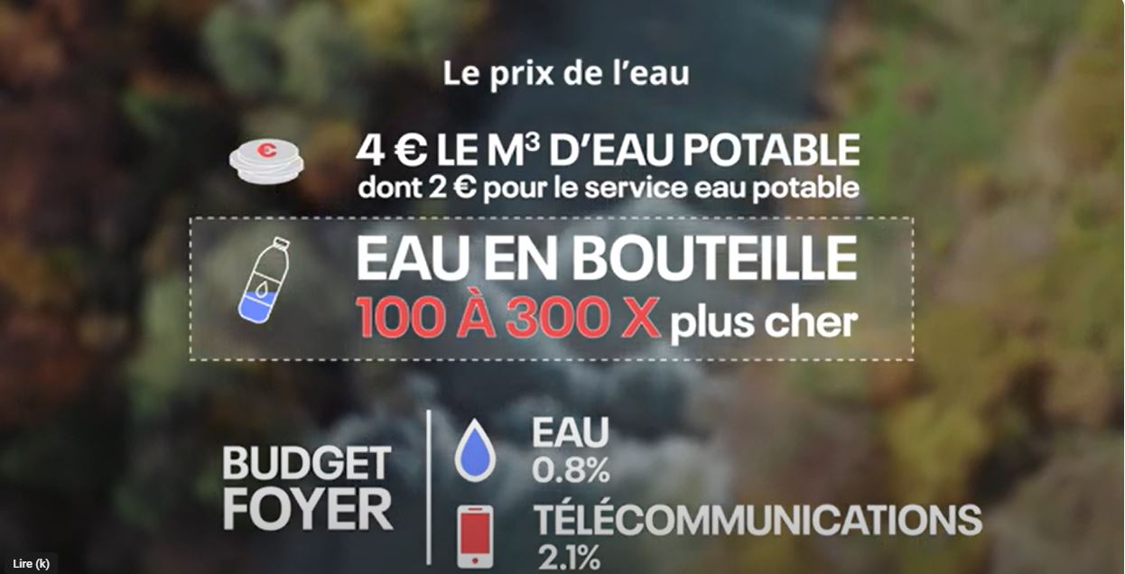 Afficher la vidéo Le prix de l'eau