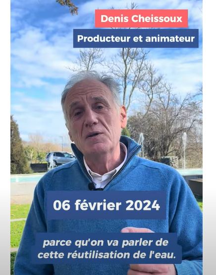 Afficher la vidéo Denis Cheissoux - journée réutilisation des eaux