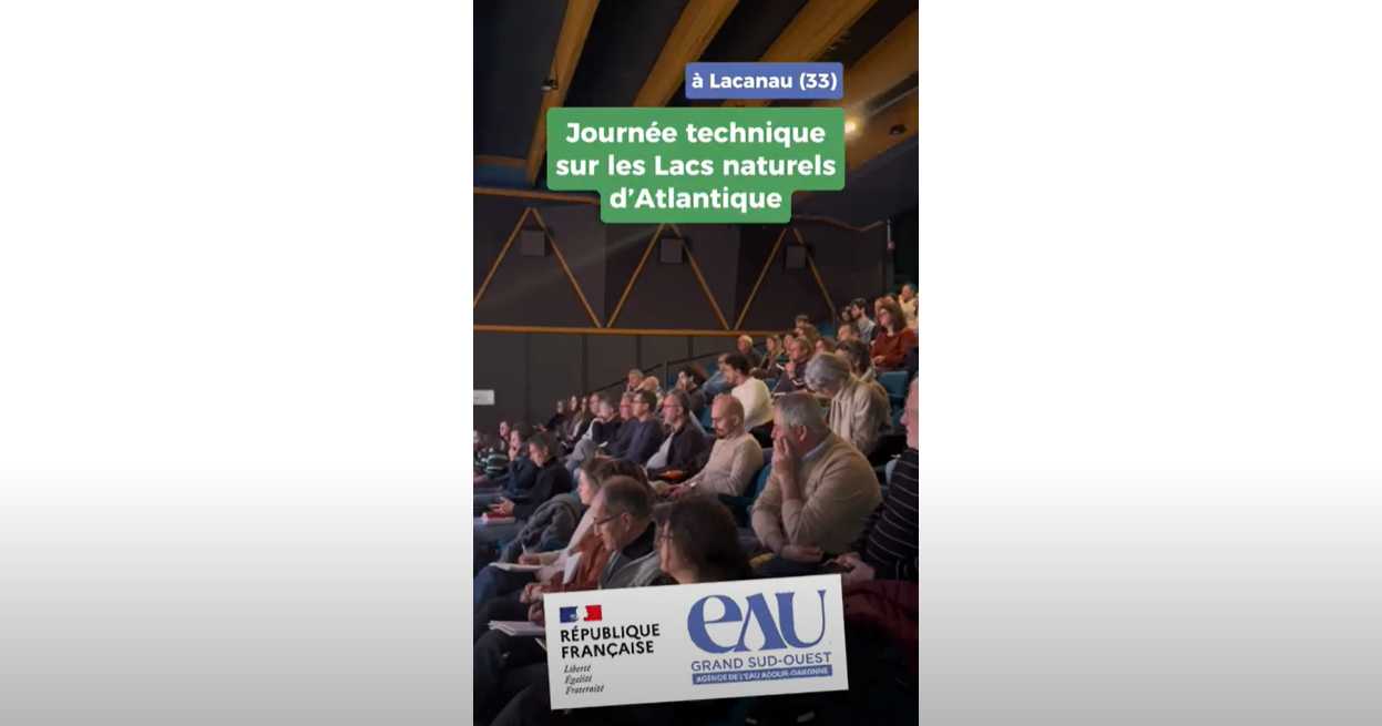 Afficher la vidéo Interviews croisées de la journée technique Lacs naturels d'Atlantique du 07 mars 2024