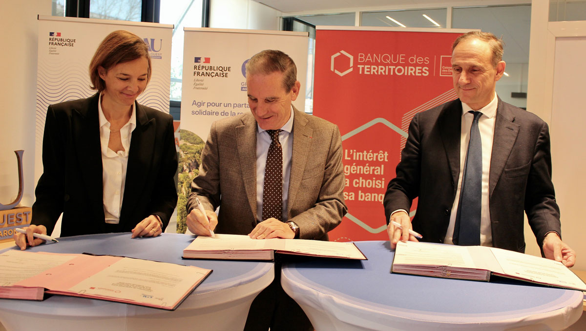 Signature Banque des territoires - Olivier Sichel, directeur général, Caisse des dépôts